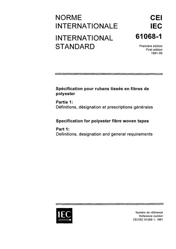 Cover IEC 61068-1:1991
